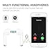 Wireless Earbuds Bluetooth Earphone, Sweatproof Sport Earbuds with Microphone Function Headphones, Compatible for System Applicable Support All Android Smartphones [White]thumb 1