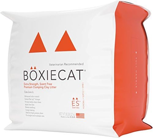 Boxiecat Extra Strength Premium Clumping Clay Cat Litter, 28 lb by Boxiecat