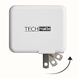 Quick Charge 2.0, TechMatte® 18W USB Wall Charger with Quick Charge 2.0 Technology for Galaxy S6, S6 Edge, Note 5 Note 4 / Edge, LG G4, Nexus 6, HTC M9, Moto X Style, Moto X 2014 [with Foldable Plug]