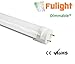 Fulight Dimmable T8 LED Tube Light - 3FT 36-Inch 14W (25W Equivalent), Cool White 4000-4500K, F25T8, F30T8, F30T12/CW, Double-End Powered, Frosted Cover - 110-120VAC