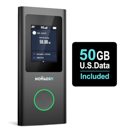NomadsFi PocketFi 5G Mobile Hotspot