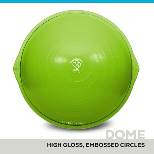 Bosu 72-10850 Home Gym Equipment The Original Balance Trainer 26 in Diameter, Lime Green and Gray