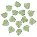 PH PandaHall 100 Pcs Frosted Style Acrylic Maple Leaf Charm Pendants for Earring Bracelet Necklace Jewelry DIY Craft Making 24x22.5x3mm Green
