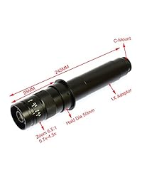 aihome 14 MP HDMI HD USB microscopio cámara de vídeo digital Industria Set + Big Boom Soporte Soporte universal + 180 x C Mount lente + 144 LED Light + 8" Inch HDMI LCD Monitor