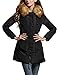 Soft Direct Women's Thickened Down Jacket (Most Wished &Gift Ideas) Black S