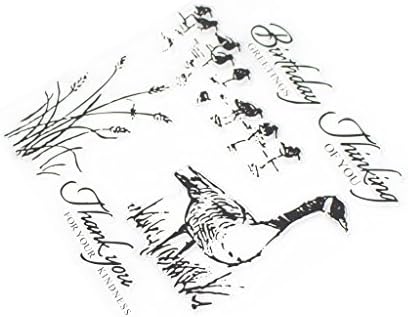 Wiffe Transparent Silicone Clear Rubber Stamp Sheet Cling Scrapbooking Card DIY Craft