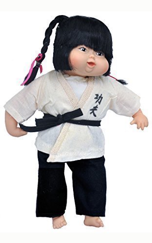 Chinese Baby Kung Fu Doll, Mei Mei (means Little Sister)