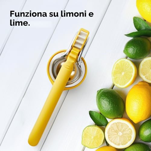 Spremi agrumi Automatico Spremiagrumi Manuale, Acciaio, Giallo, Argento, Panna, Citrus Juicer
