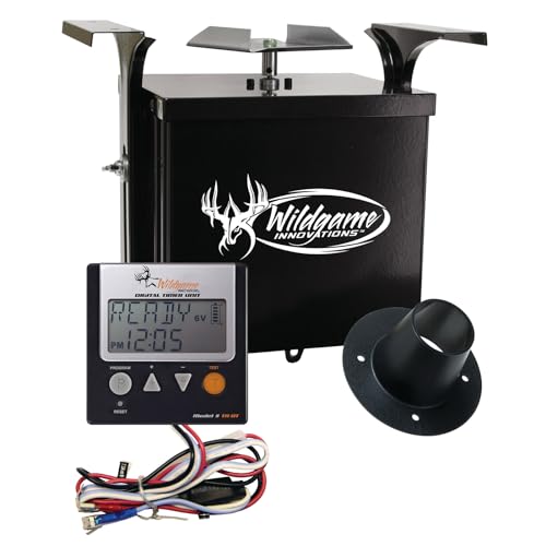 WILDGAME INNOVATIONS Trophy Hunter 6V Digital Feeder Kit , Weather-Resistant Durable Easy-to-Use...