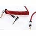 Red Aux Auxiliary Replacement Pro and Detox Edition Cable Wire Cord for Monster Solo Beats Studio Headphones By Dr Dre Solo Studio Solohd Headphones Cable 1.2m