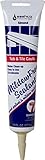 Sashco 11064 MildewFree DEW-P Caulking Sealant, Almond, 6.0 fl. oz, Squeeze Tube