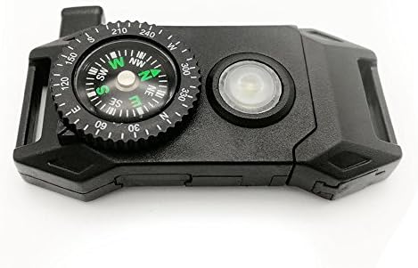 iLOVEPandas 5 in 1 Emergency Survival Tool Outdoor Paracord Buckle Multifunctional Survival Set Gear for Cycling Hiking Camping (2 Pack)
