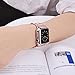 Apple Watch case, iiteeology Electroplate Slim Case with Screen Protector for Apple Watch Series 1 (38mm Rose Gold)
