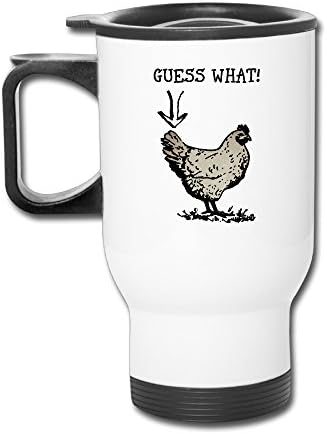 Guess What Chicken Butt Novelty Cup Travel Mugs