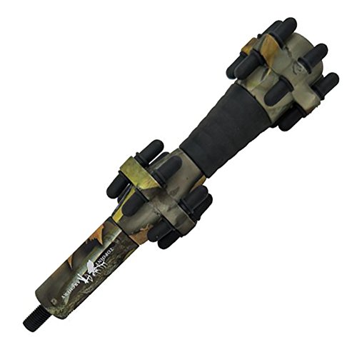 HRCHCG 6.5 inch Archery Bow Compound Bow Stabilizer Balance Bar Damping Rod Reduce Shock Absorber Stabilizer Sliencer Hunting Shooting