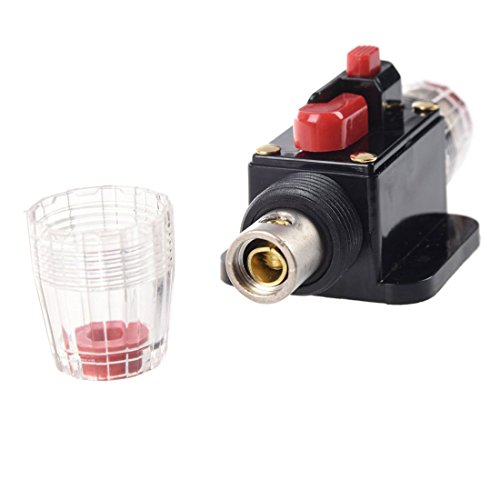 RKURCK 12V DC 20 Amps Car Audio Inline Circuit Breaker Fuse for System Protection 20A (2 Pack)