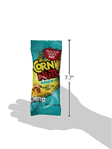 CORN NUTS RANCH CRUNCHY CORN KERNELS (1.7 OZ BAGS, PACK OF 18)