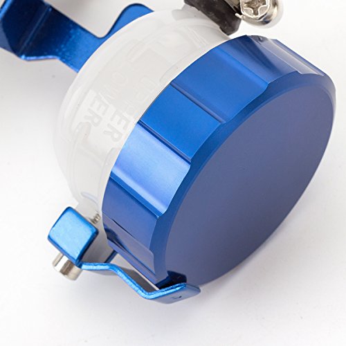 Rzmmotor Universal Motorcycle 7/8" 22mm CNC Brake Clutch Master Cylinder Hydraulic Lever Reservoir Set for Ducati STREETFIGHTER 848 12-15, DIAVEL 11-15,Suzuki TL1000R 98-03,Yamaha XJR1300 99-03