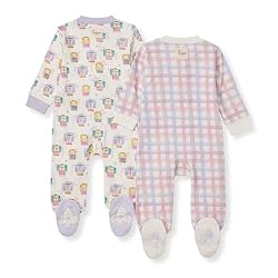 Burt's Bees Baby Girls' Organic Cotton Sleep and
