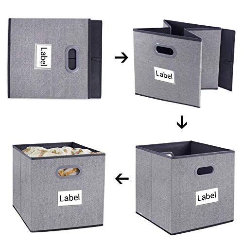 homyfort Cube Storage Bins,Foldable Cloth Boxes Baskets Organizer for