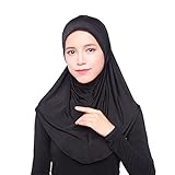 Daxin Muslim Women Inner Hijab Headscarf Cap Islamic Full Cover Islamic Hat