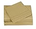 HC COLLECTION 1800 Series Microfiber Sheet & Pillow Case Set(Cal King, Camel)