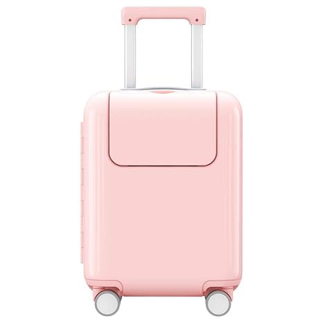 small pink suitcase