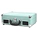 Victrola Vintage 3-Speed Bluetooth Suitcase Turntable with Speakers, Aqua Turquoise (Bundle) Includes 1 Extra Needle Replacement!