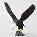 American Pride Bald Eagle Sculpture On Brown Branch Nature Bird Statue Figurine