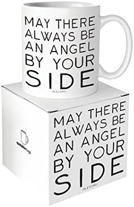 Quotable May there Always be an Angel by your side Quote Mug by Quotables