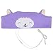 Kids Headphones, Volume Limiting with Ultra Thin Adjustable Speakers Soft Children Fleece Headband Sheep Toddler Headphones for Home and Travel - Llama