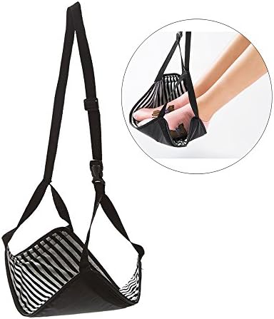 Portable Travel Adjustabable Height Footrest for Airplane Foot Rest Hammock Long Flight Carry-on Travel Accessories Feet Relaxing Hang Footstool