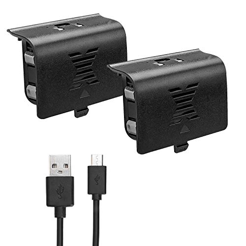 Xbox one Battery Pack 800mAH (2Pack) Rechargeable NIMH for Xbox One S