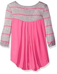 Top sin palabras Big Poly de las niñas Rayón Inspire diseño de rayas