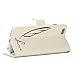 iPhone 6 Case,Fashion Newest Design Feather Pattern Flip Pu Leather Wallet Case Cover Premium Stand Card Slots Function By Shimu Fit For iPhone 4.7 Inch White