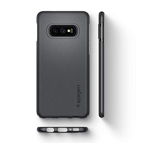 Spigen Funda para GalaxyS10E Thin Fit con Plástico Fino con 0,7 mm de Grosor - Graphite Gray - Imagen 7