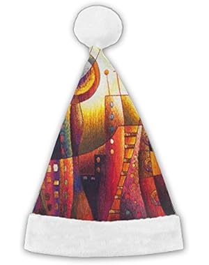 Christmas Hat Tie Dye Weed 3D Graphic Printed Santa Cap For Adults And Children