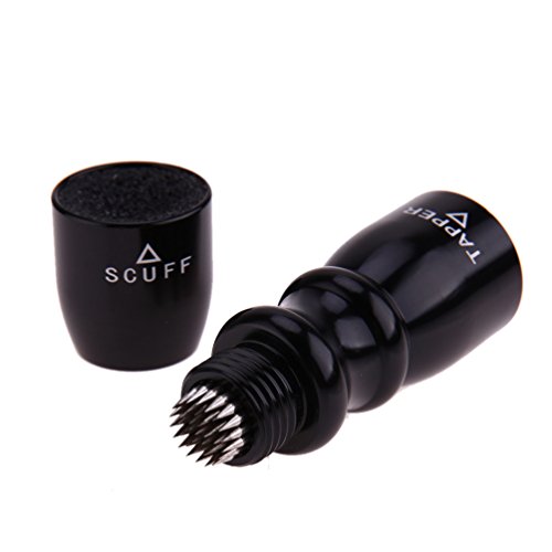 MOOCY 3 in 1 Bowtie -shape Pool Billiard Cue Stick Shaper Scuffer Tapper Tip Prick Billiard tool for Shaping Scuff Pokes Cue Tips