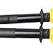 Naviskin 5 Color Available Aluminum 2 Pieces Construction Kayak Paddles Total 87 Inch for Kayaking (Yellow)