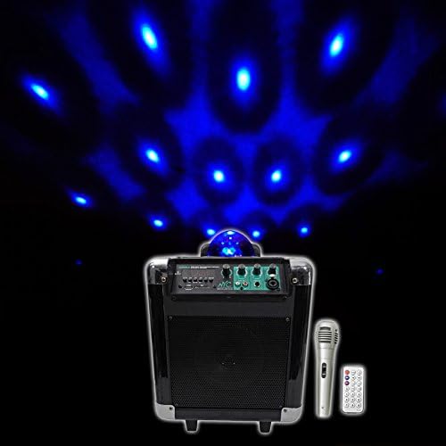NYC Acoustics NB65A 6.5" Rechargeable USB/Bluetooth Powered PA Party Speaker