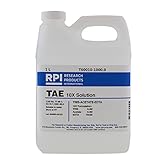 RPI TAE 10X Solution [TRIS Acetate EDTA 10X Solution], 1 Liter, Buffer for Electrophoresis
