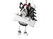 Boston Terrier Ornament with Unique 