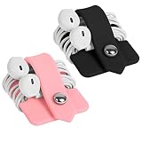 ELFRhino Silicone Earphone Organizer Earphone Wrap Winder Headphone Cord Organizer Wrap Winder Manager/Cable Winder 2 Pieces