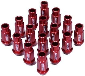 Blackworks Forged 20 Piece Lug Nut Set 12 X 1.5 Red