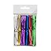 LSP - 600 Piece Pack of 4 Inch Metallic Twist Ties in 6 Colours for Cellophane Party and Favour Treat Bags