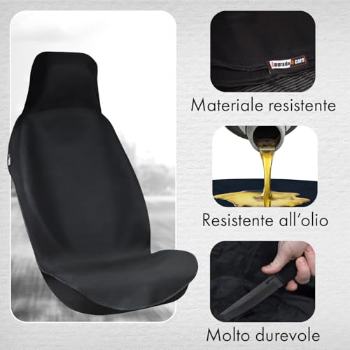 Upgrade4cars Universal Waterproof Front Car Seat Cover | Single Driver Seat Protector