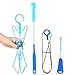 X-Lounger Draway Water Hydration Bladder Packs Tube Cleaner Brushes Cleaning Kit for Water Reservoirs Bladders for Camping Hiking Backpack, 4 in 1 (Without Water Reservoir)