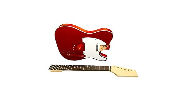 Coban Guitars color rojo y blanco Juego de guitarras eléctricas prepintadas  TLCR en metálico Instrumentos musicales Guitarras y accesorios  futakuchi-hakata.com