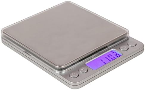 PARIJATA Jewellery Weighing Professional Digital Table Top Scale of 500 x 0.01 g Capacity (Grey)