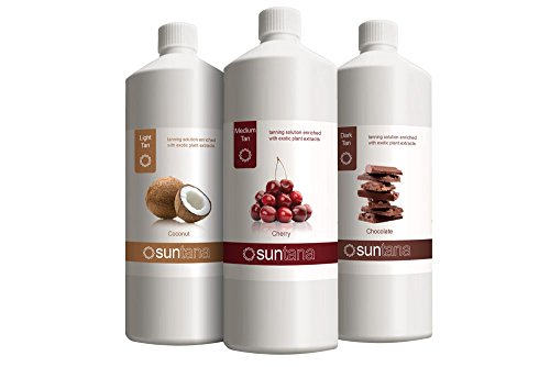 Suntana Premium Sunless Solutions 32oz Combo Pack Tanning Solutions (3 X 32oz)
